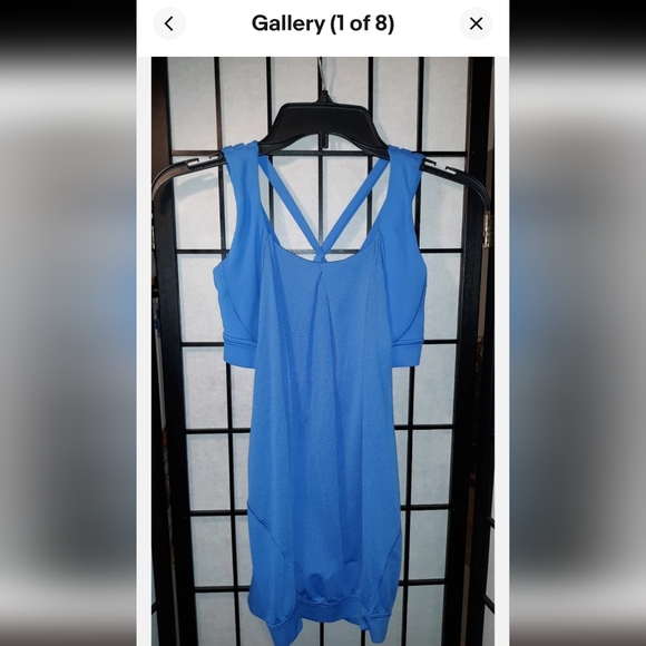 LULULEMON ATHLETICA Rare Athletic Tank Top - Size 8 - Picture 1 of 10
